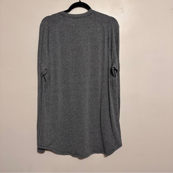 Lululemon Men’s Drysense Long Sleeve Active Top size XL Heathered Grey - Picture 3 of 4